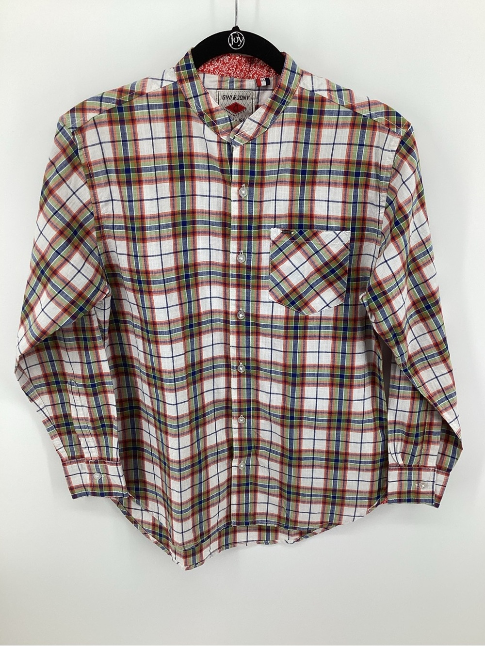 Gino & Jony Multi-Color Plaid Button-Up Shirt